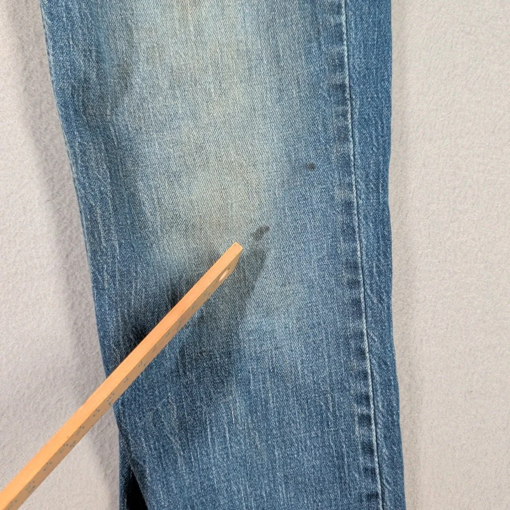Levi's 512 Mens Jeans W28‎ L32 Blue Denim Straight Fit